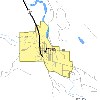 Twisp map