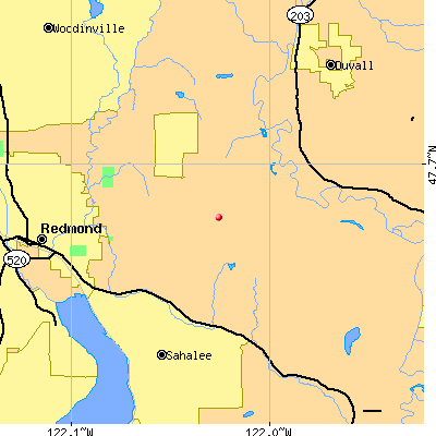 Union Hill-Novelty Hill map
