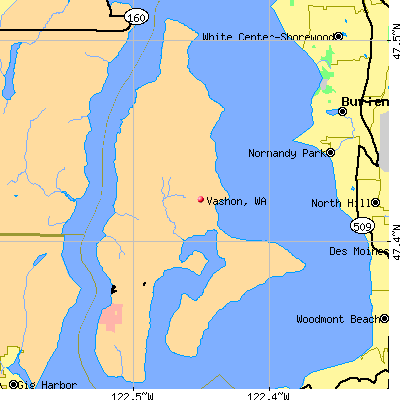 Vashon map