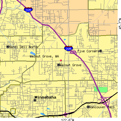 Walnut Grove map