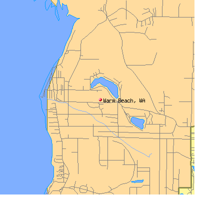 Warm Beach map