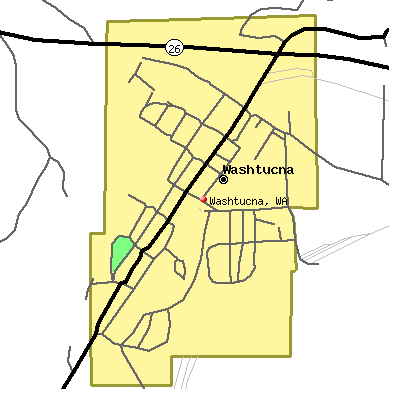 Washtucna map