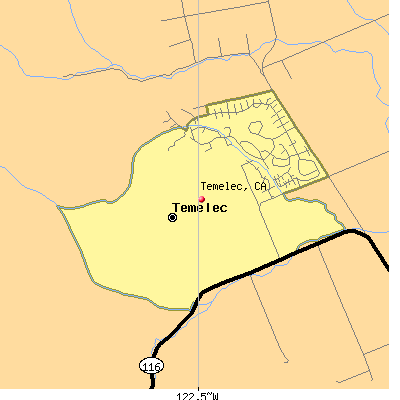 Temelec map