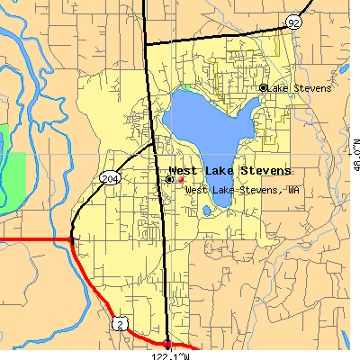 West Lake Stevens map