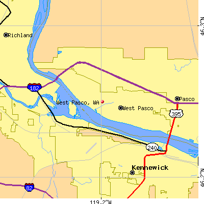 West Pasco map