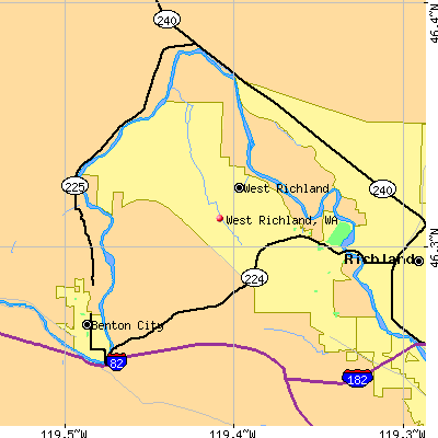 West Richland map