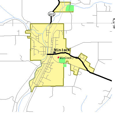 Winlock map