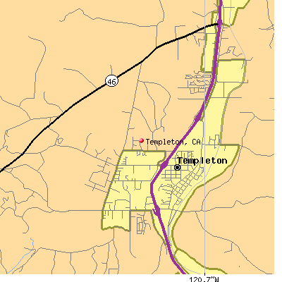Templeton map