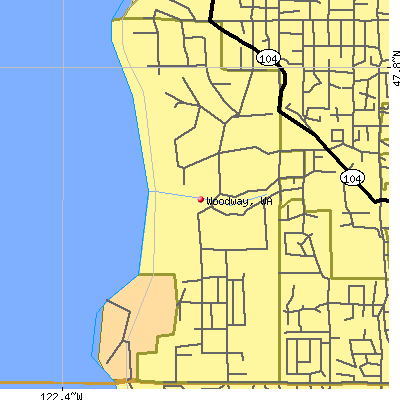 Woodway map