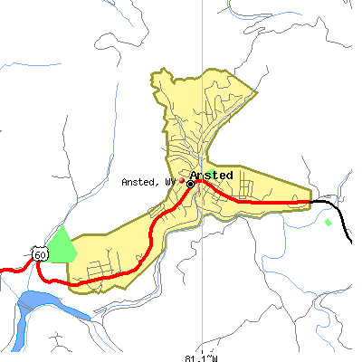 Ansted map