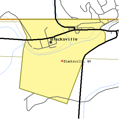 Blacksville map