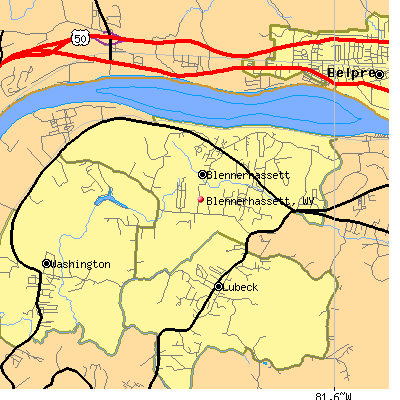 Blennerhassett map