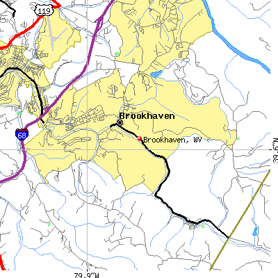 Brookhaven map