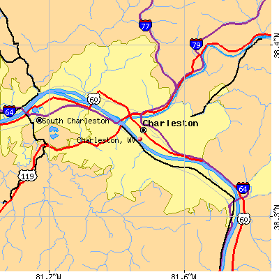 Charleston map