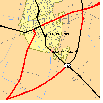 Charles Town map