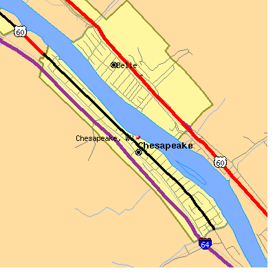 Chesapeake map