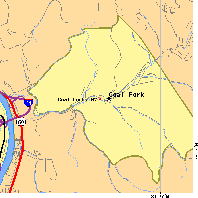 Coal Fork map