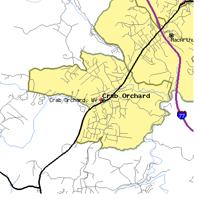 Crab Orchard map