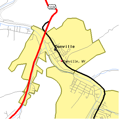 Danville map