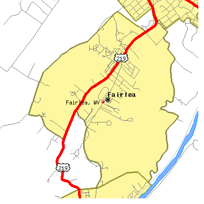 Fairlea map