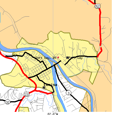 Fort Gay map