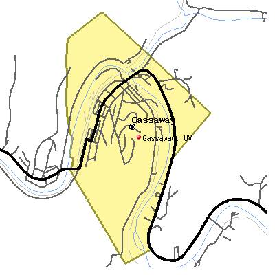 Gassaway map