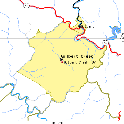 Gilbert Creek map