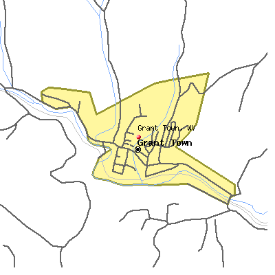 Grant Town map