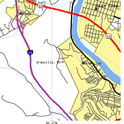 Granville map