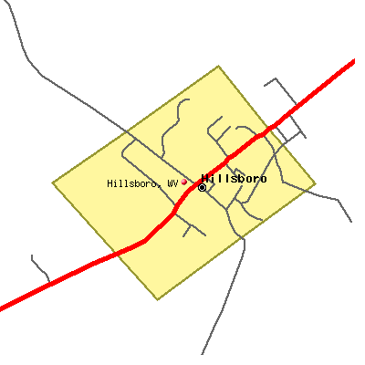 Hillsboro map