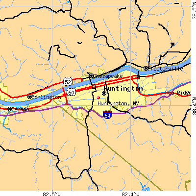 Huntington map
