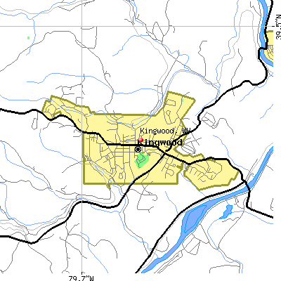 Kingwood map