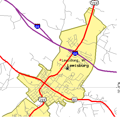 Lewisburg map