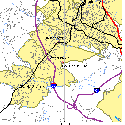 MacArthur map