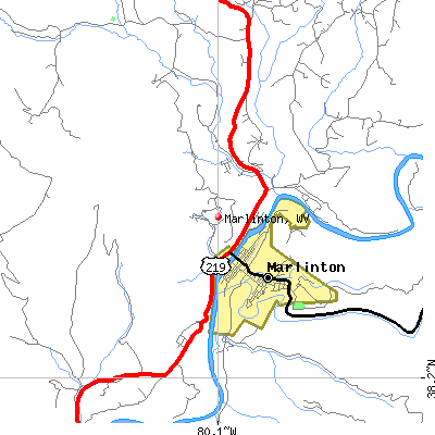 Marlinton map