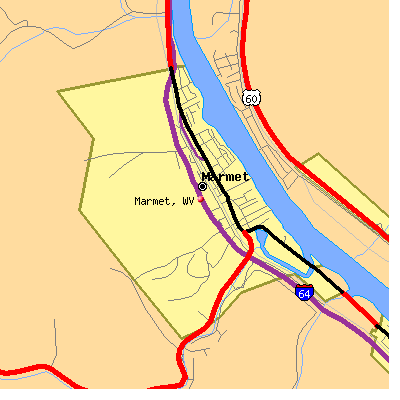 Marmet map