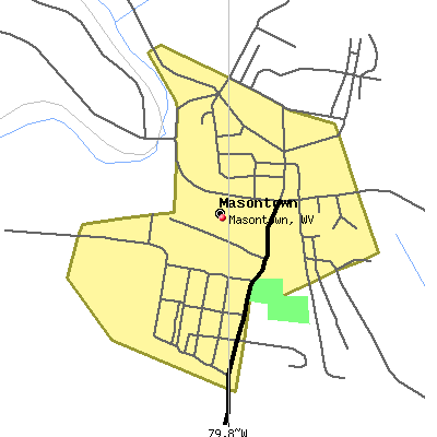 Masontown map