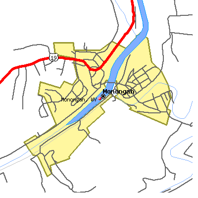 Monongah map