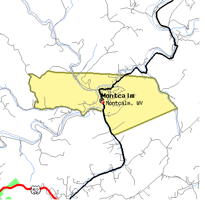Montcalm map