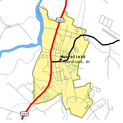 Moorefield map
