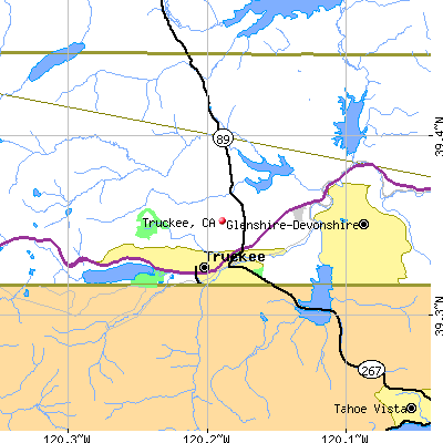 Truckee map