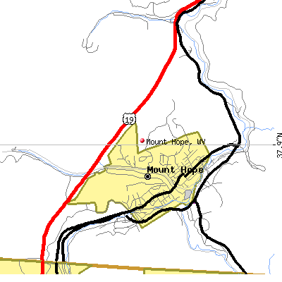 Mount Hope map