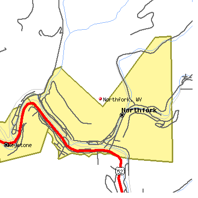 Northfork map