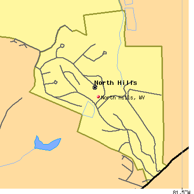 North Hills map