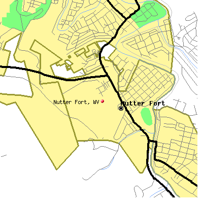 Nutter Fort map