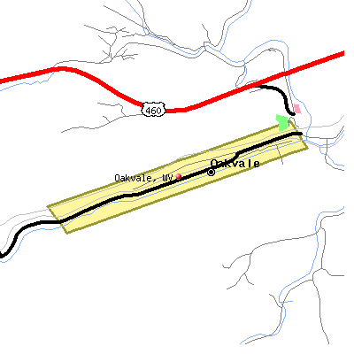 Oakvale map