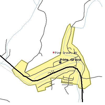 Pine Grove map