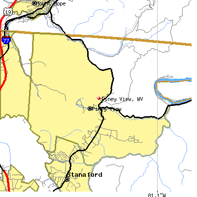 Piney View map