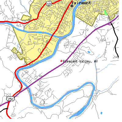 Pleasant Valley map