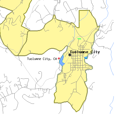Tuolumne City map